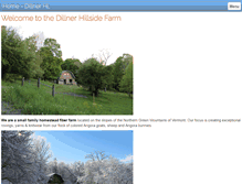 Tablet Screenshot of dillnerhillsidefarm.com